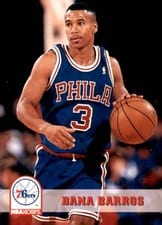 1993-94 Hoops Base Set Dana Barros #384 card