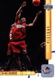 2001-02 Upper Deck Base Set Dana Barros #48 card