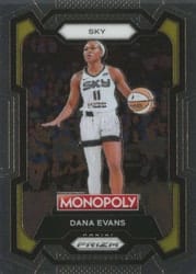 2024 Panini Prizm Monopoly WNBA Base Set Dana Evans #55 card