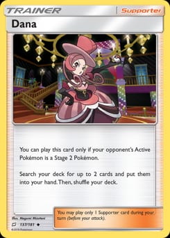 Team Up Dana #137 card