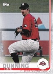 2019 Topps Pro Debut Base Set Dane Dunning #14 card