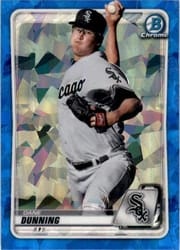 2020 Bowman Sapphire Edition Base Set Dane Dunning #BCP-92 card