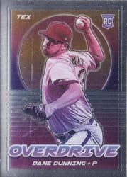 2021 Panini Chronicles Overdrive Dane Dunning #16 card