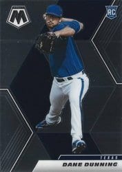 2021 Panini Mosaic Base Set Dane Dunning #222 card