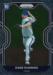 2021 Panini Prizm Base Set Dane Dunning #226 card