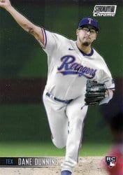 2021 Stadium Club Chrome Base Set Dane Dunning #61 card