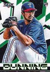 2021 Topps Fire Base Set Dane Dunning #23 card