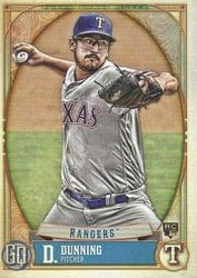2021 Topps Gypsy Queen Base Set Dane Dunning #30 card