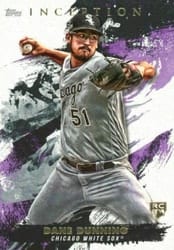 2021 Topps Inception Base Set Dane Dunning #61 card