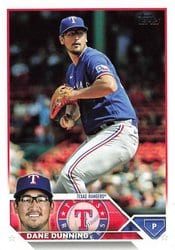 2023 Topps Base Set Dane Dunning #367 card