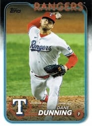2024 Topps Base Set Dane Dunning #348 card