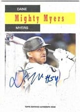 2024 Topps Archives 1958 Topps TV Westerns Autographs Dane Myers #58WA-DM card