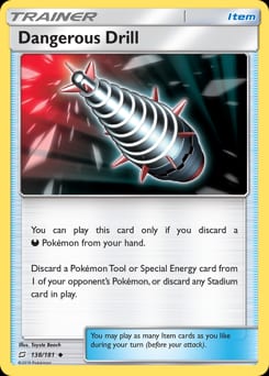 Team Up Dangerous Drill #138 card