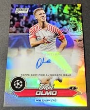 2023 Topps Stadium Club Chrome UEFA Autograph Dani Olmo #CA-DO card