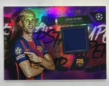 2025-26 Topps UEFA Club Competitions Topps Superstar Relics Dani Olmo #TSR-OL card
