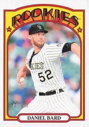 2021 Topps Heritage Base Set Daniel Bard #671 card