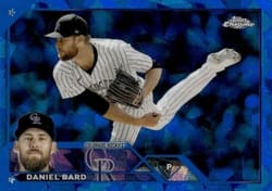 2023 Topps Chrome Sapphire Edition Base Set Daniel Bard #377 card