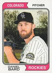 2023 Topps Heritage Base Set Daniel Bard #457 card