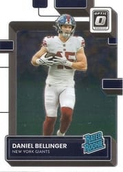 2022 Donruss Optic Base Set Daniel Bellinger #290 card