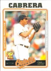 2005 Topps Base Set Daniel Cabrera #531 card