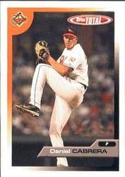 2005 Topps Total Base Set Daniel Cabrera #394 card