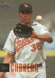 2006 Upper Deck Base Set Daniel Cabrera #56 card