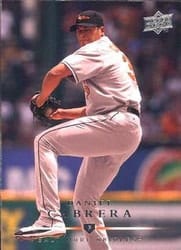 2008 Upper Deck Base Set Daniel Cabrera #172 card