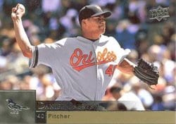 2009 Upper Deck Base Set Daniel Cabrera #36 card