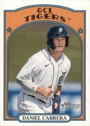 2021 Topps Heritage Minor League Base Set Daniel Cabrera #154 card