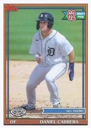 2021 Topps Pro Debut Base Set Daniel Cabrera #PD-182 card
