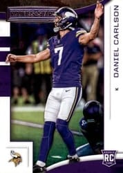 2018 Panini Rookies & Stars Base Set Daniel Carlson #199 card