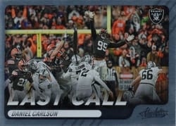 2022 Panini Absolute Last Call Daniel Carlson #LC-6 card