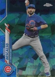 2020 Topps Chrome Update Sapphire Edition Base Set Daniel Descalso #U-132 card