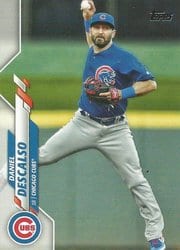 2020 Topps Update Base Set Daniel Descalso #U-132 card