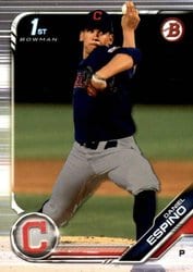 2019 Bowman Draft Base Set Daniel Espino #BD-27 card