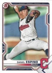 2021 Bowman Prospects Daniel Espino #BP-123 card