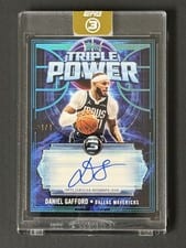 2025-26 Topps 3 Triple Power Autos Daniel Gafford #TP-DG card