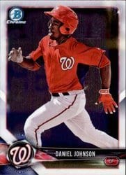 2018 Bowman Chrome Prospects Daniel Johnson #BCP3 card