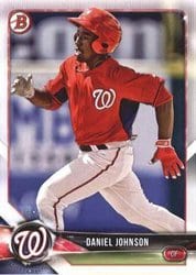 2018 Bowman Prospects Daniel Johnson #BP3 card