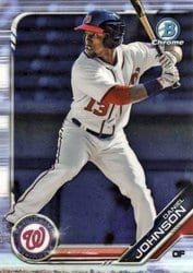 2019 Bowman Chrome Prospects Daniel Johnson #BCP-22 card