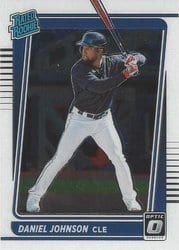 2021 Donruss Optic Base Set Daniel Johnson #96 card