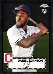 2021 Topps Chrome Platinum Anniversary Base Set Daniel Johnson #37 card