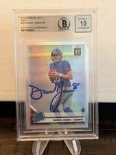 2019 Donruss Optic Daniel Jones #154 card