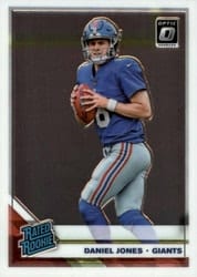 2019 Donruss Optic Base Set Daniel Jones #154 card