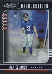 2019 Panini Absolute Introductions Daniel Jones #3 card