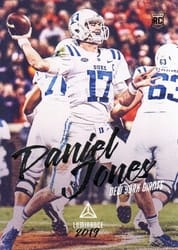 2019 Panini Luminance Base Set Daniel Jones #132 card