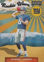 2019 Panini Playoff Rookie Wave Daniel Jones #2 card