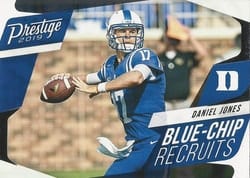 2019 Panini Prestige Blue Chip Recruits Daniel Jones #BC-DJ card