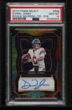2019 Panini Select Rookie Signature Prizm Daniel Jones #RS-8 card