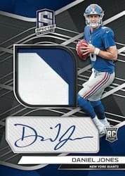 2019 Panini Spectra Base Set Daniel Jones #204 card